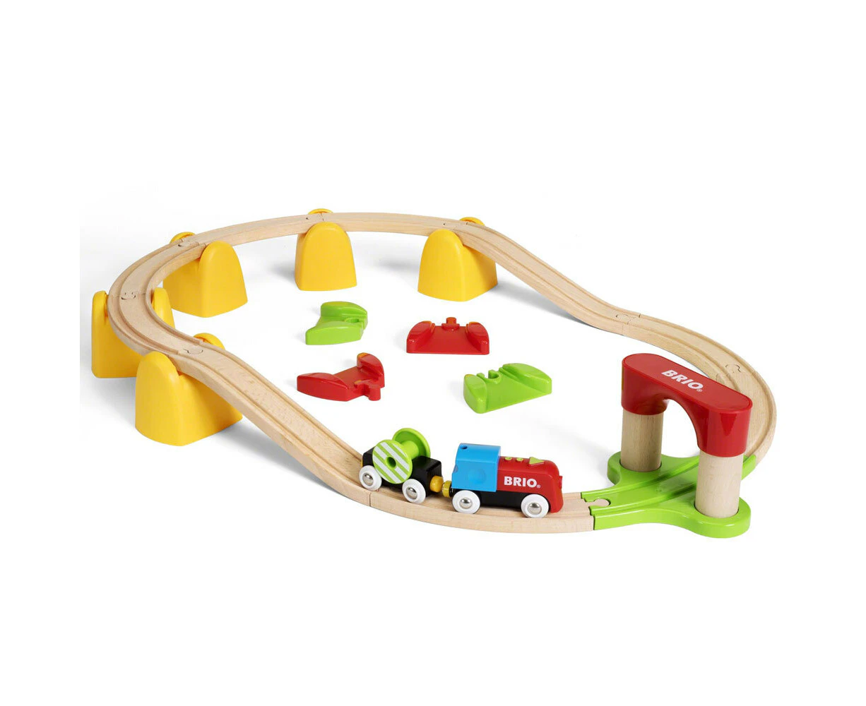 25pc Brio My First Railway Battery Train Set Kids/Toddler Educational Toy 18m+