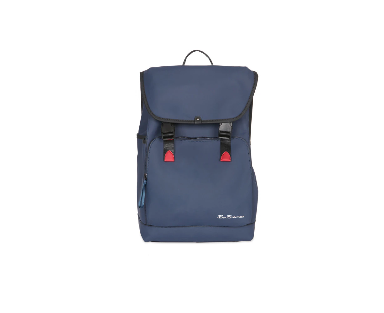 Ben Sherman Tech Men's Backpack Laptop/Notebook Storage Travel Bag 44cm Navy