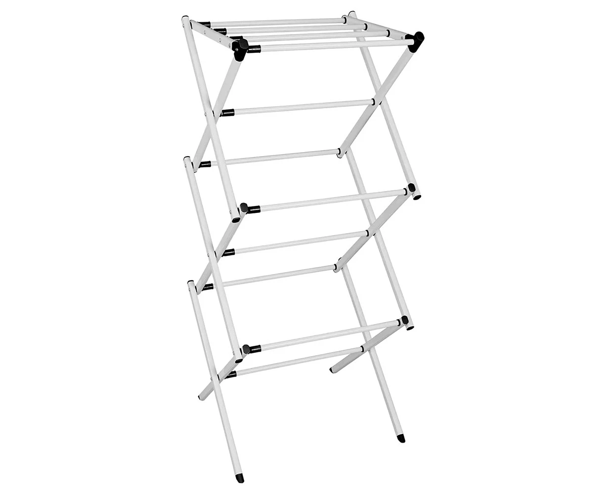 Butlers Suite 3 Tier Expandable Standing Drying Clothe Rack Airer 15x50x56cm