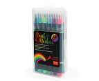 12pc Legami Art Brush Markers Water Based Soft Tip Colouring Kids/Children 6+