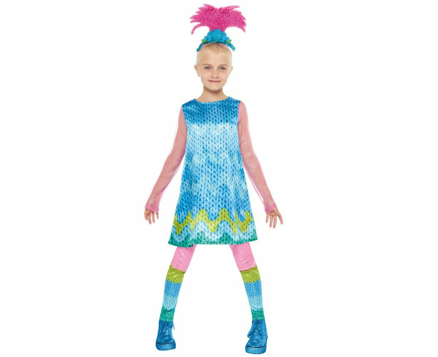 Poppy Trolls 3 Band Together Girls Costume