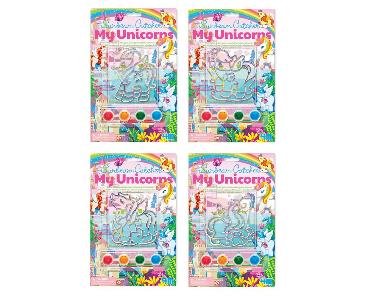 4M Paint-Your-Own My Unicorn Sunbeam Catcher Kids/Children Art 5y+ Assorted