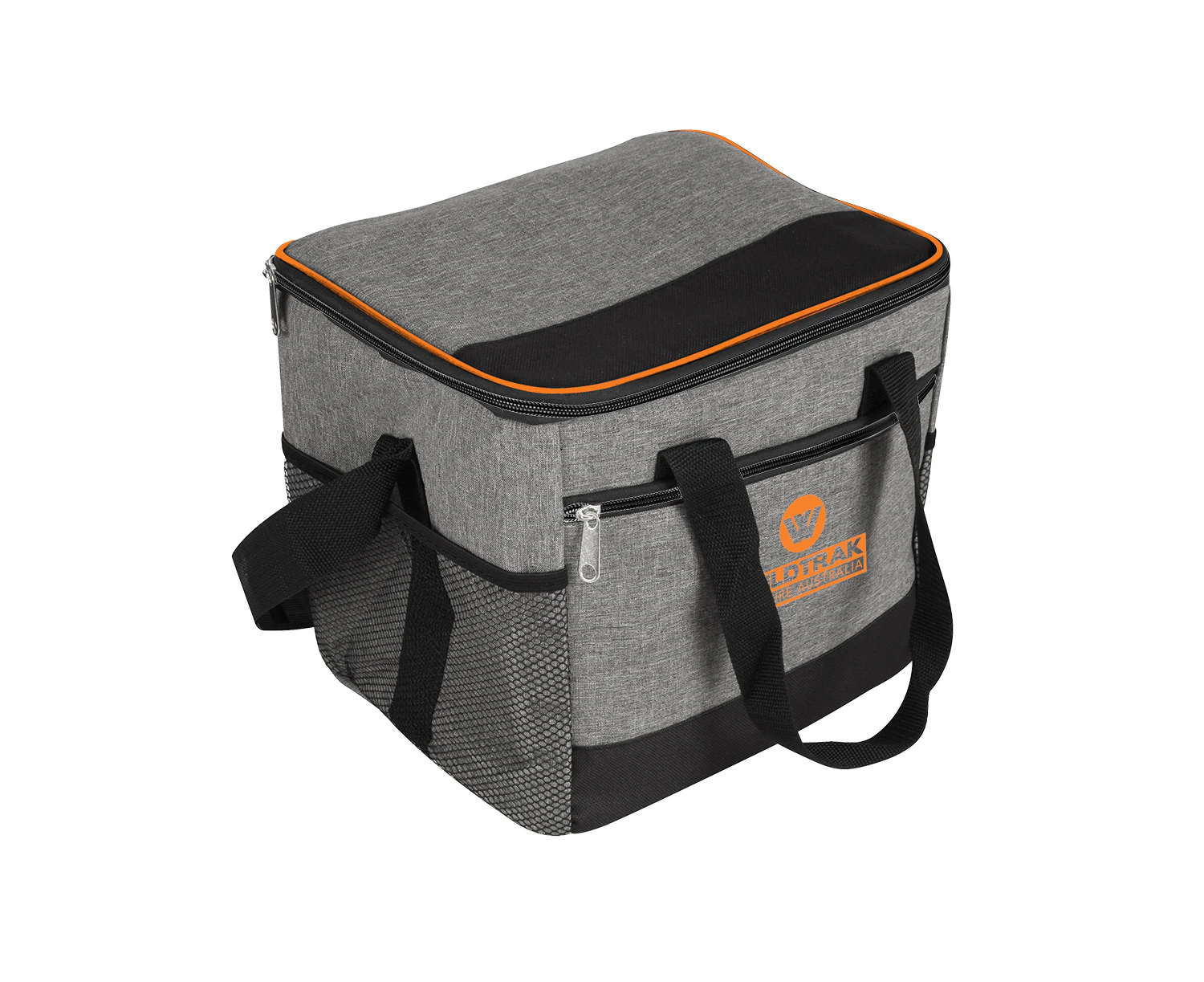 Wildtrak 18-Can Camping Cooler 15L/29cm Storage Bag Drink Holder Grey/Black