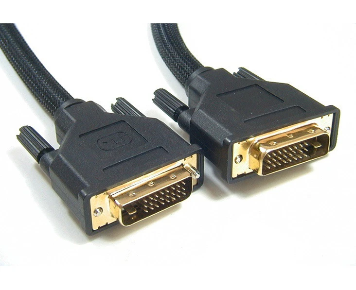 Astrotek DVI-D Cable 2m 24+1 Pins Male To Male Dual Link OD8.6mm Gold Plated