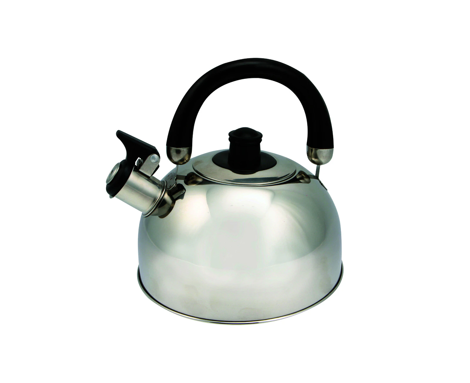 Cockatoo Camping 2L Stainless Steel Whistling Kettle Outdoor Water Boiler Silver