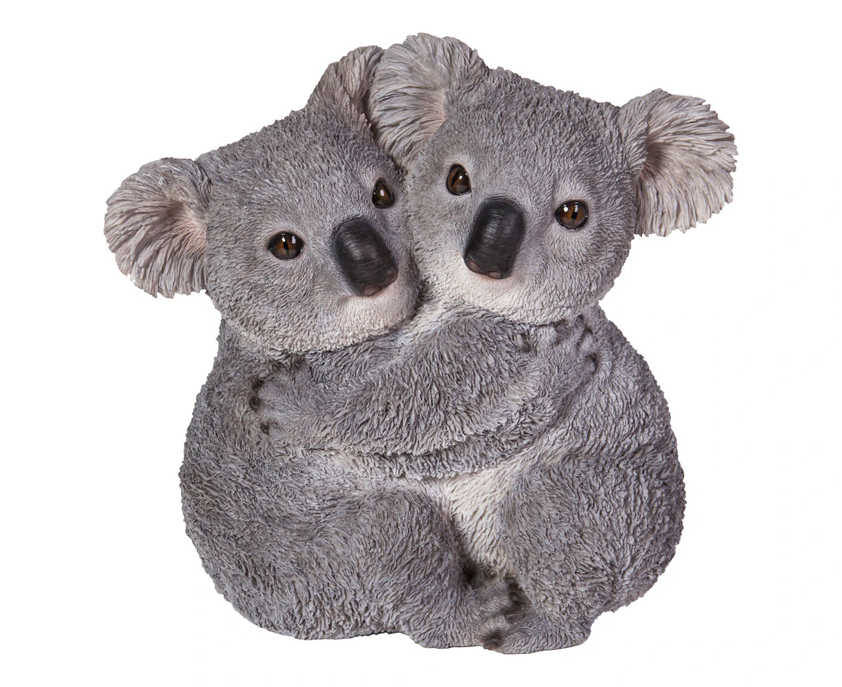 Northcote Pottery 25cm Hugging Koala Resin Animal Statue Garden Decor/Ornament