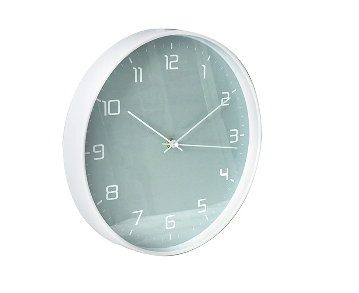 Unigift 12Inch/30cm Classic Wall Clock White/Grey Assorted Colours Home Decor