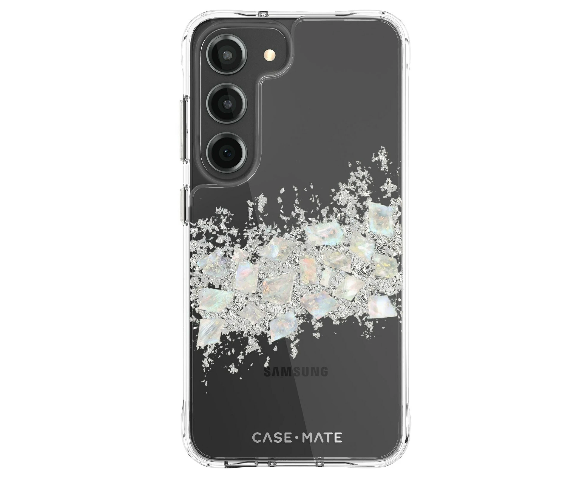 Case-Mate Karat Antimicrobial Phone Case For Samsung Galaxy S23 A Touch of Pearl