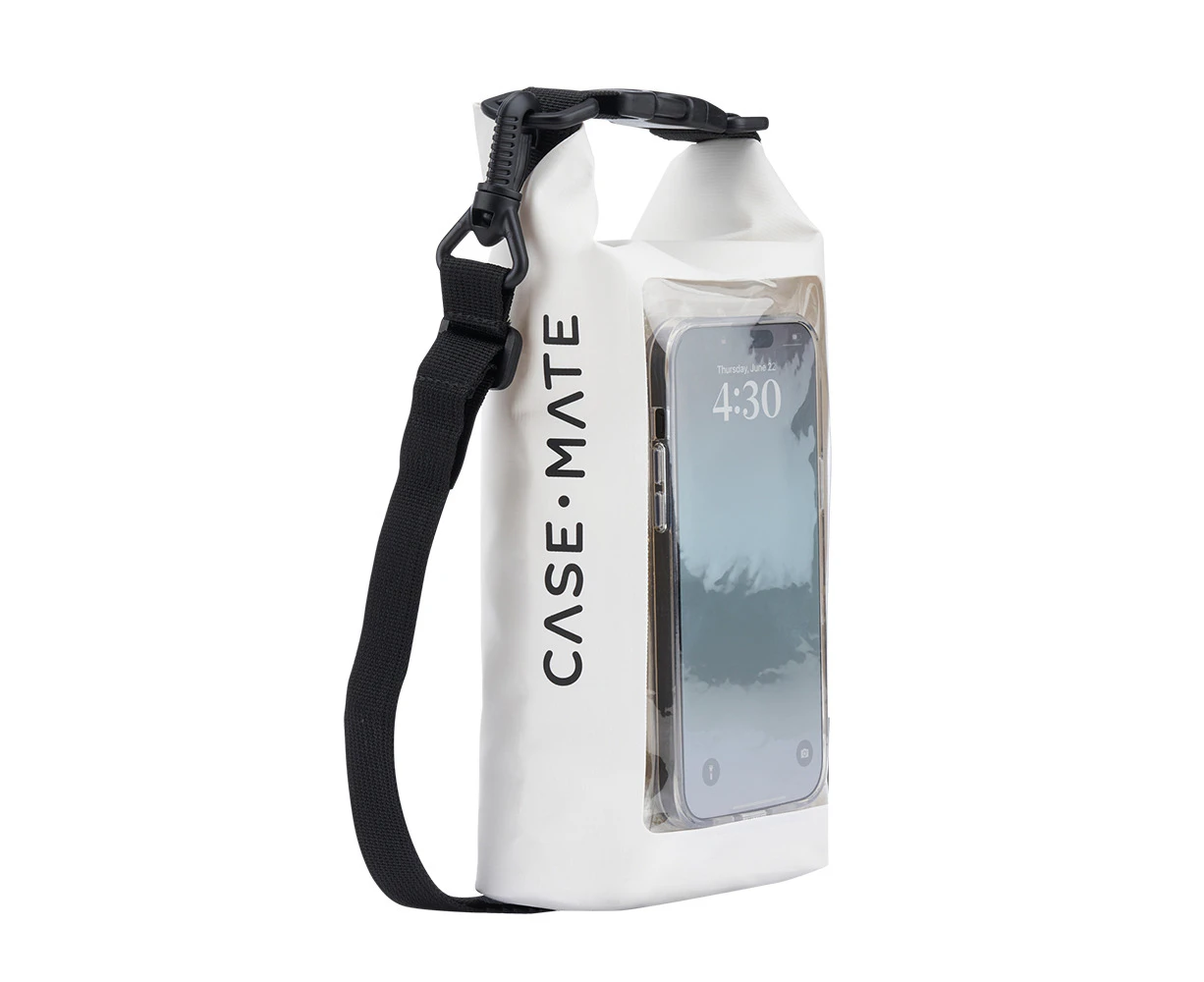 Case-Mate Waterproof 2L Phone Dry Bag Beach/Camping/Boating w/ Strap Sand Dollar