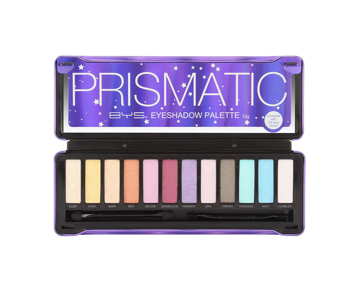 BYS 12g Prismatic Eyeshadow Palette Cosmetic Beauty Face/Eye Makeup 12 Shades