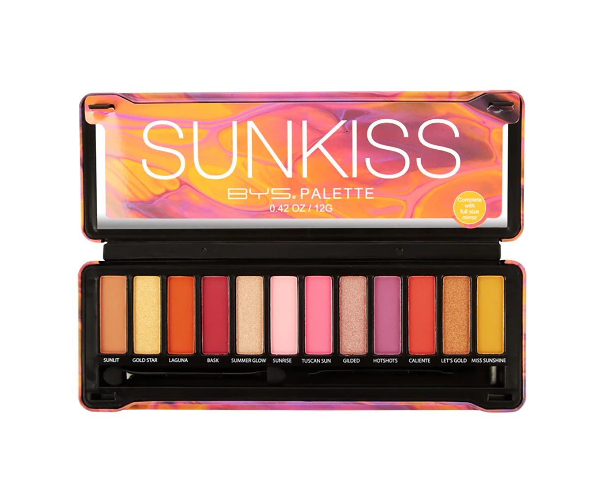 BYS 12g Sunkiss Eyeshadow Face Palette Cosmetic Beauty Face/Eye Makeup 12 Shades