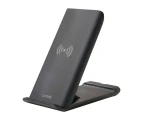 Crest 15w Wireless Qi Smartphone Charging Stand w/Quick Charge 3.0A Wall Charger