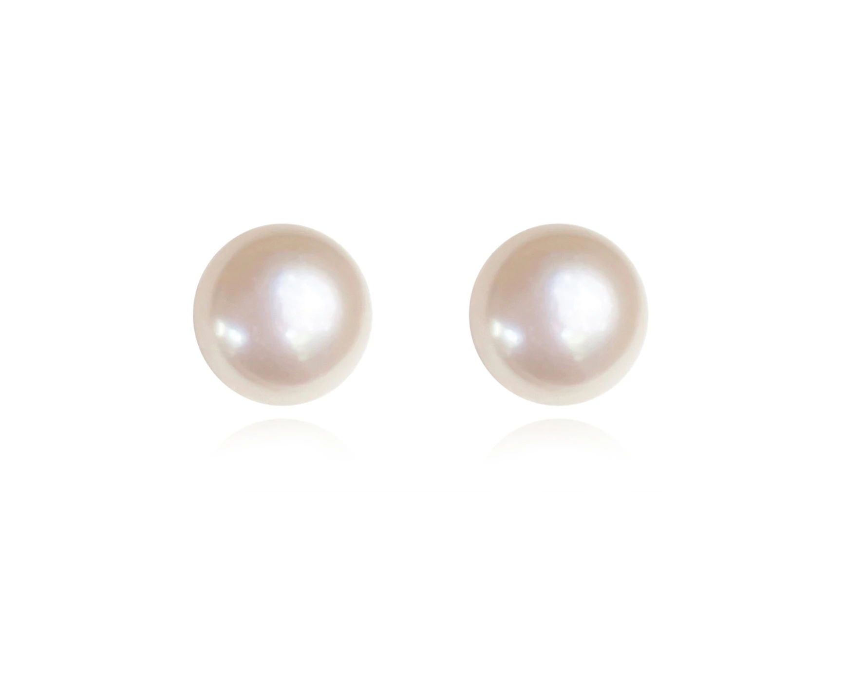 Culturesse Misha Sterling Silver Western Australia Pearls Stud Earrings White