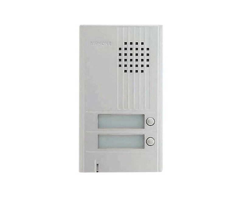 Aiphone 2 Call Surface DA2DS 15V Mount Two-Wire Door Entry Security Kit Silver