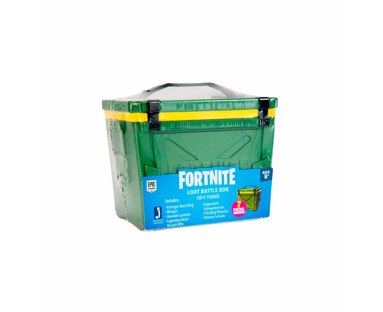 Fortnite Loot Battle Box for 10cm Core Figures (Styles Vary) - Weapon Toys with storage box - Gift toy for military lovers