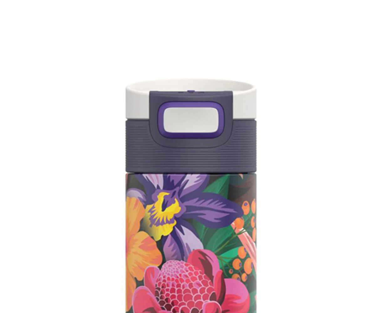 Kambukka Etna 300ml Stainless Steel Tumbler Mug Drink Container Flower Power