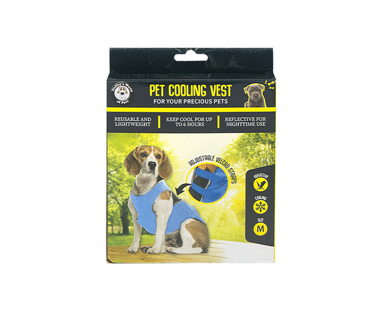 Dudley's World Of Pets Dog/Cat/Pet Care Portable Walking Cooling Vest- Medium