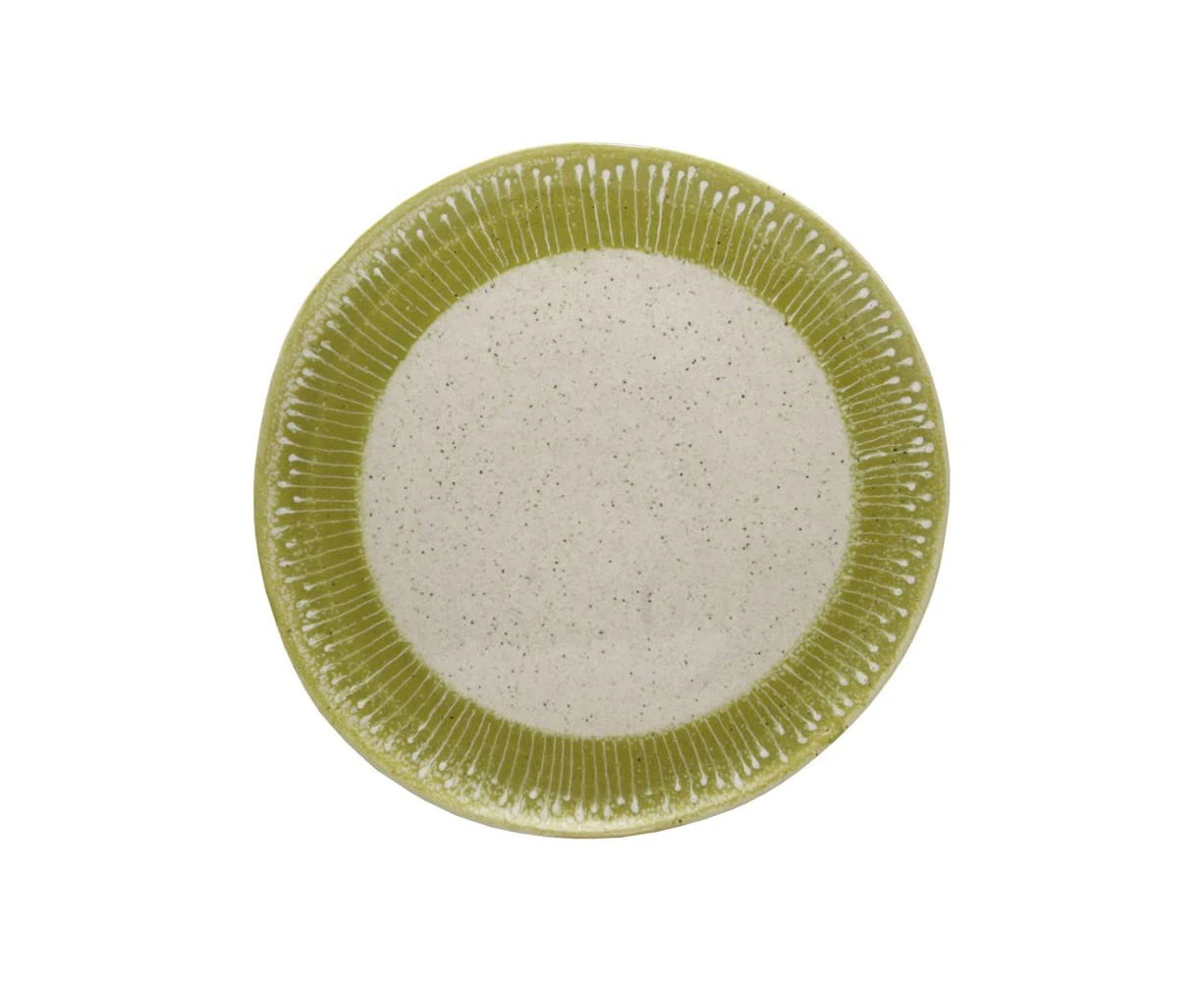 Da Terra Pantanal Round Handpainted Ceramic Dining Platter/Serveware 4x36cm