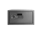 Defence Home Digital Code Security Safe w/Removable Shelf 229x405x335mm - Black