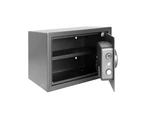 Defence Home Digital Code Security Safe w/Removable Shelf 250x350x250mm - Black