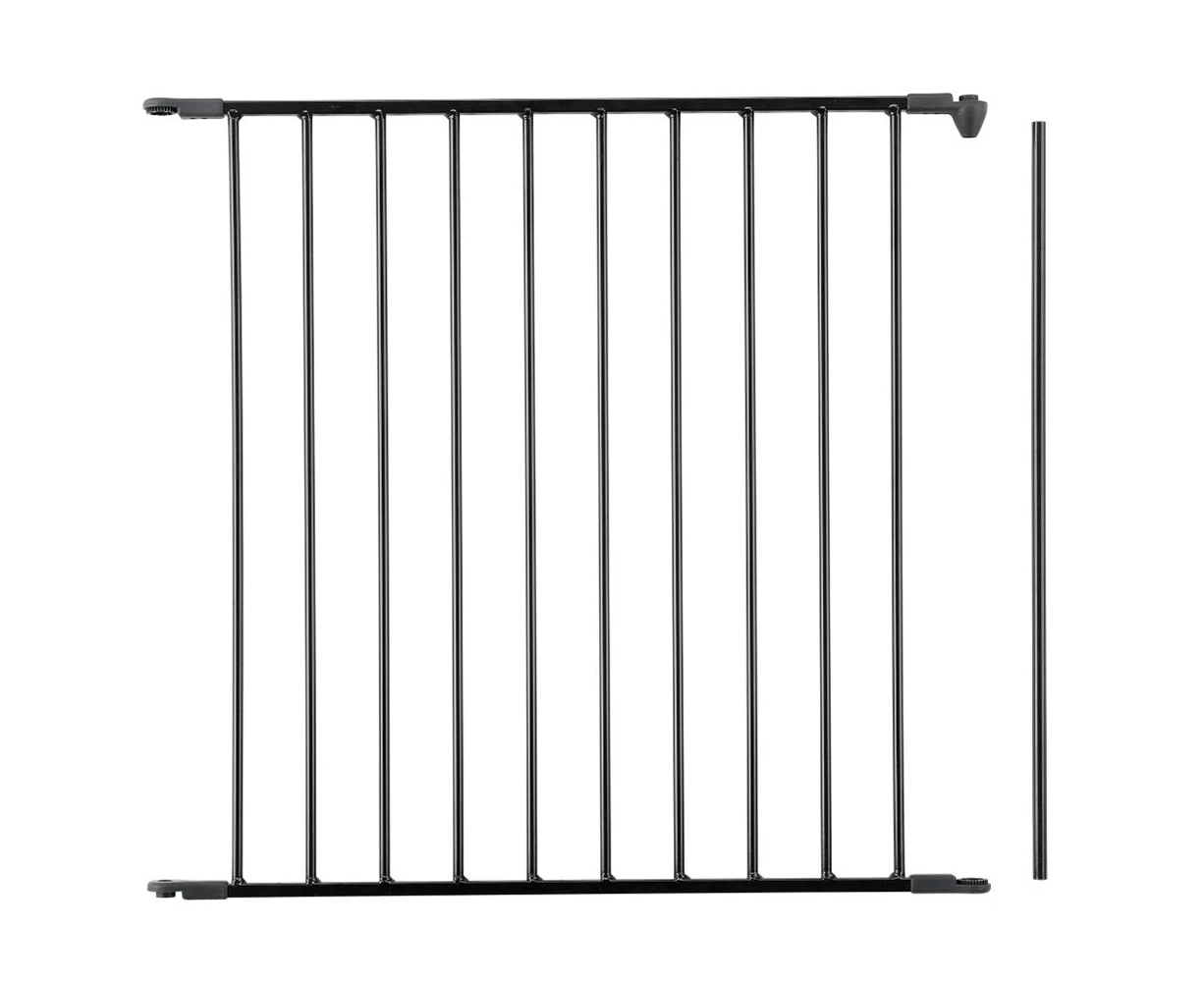 DogSpace 70.5x72cm Extension For Max Safety Security Barrier/Gate Dog/Pet Black