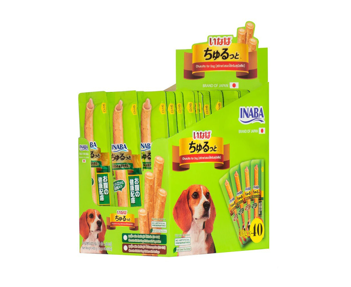 Ciao Churutto 400g Stick for Dog Chicken w/ Vegetables Pet Food/Meal/Treat Pack