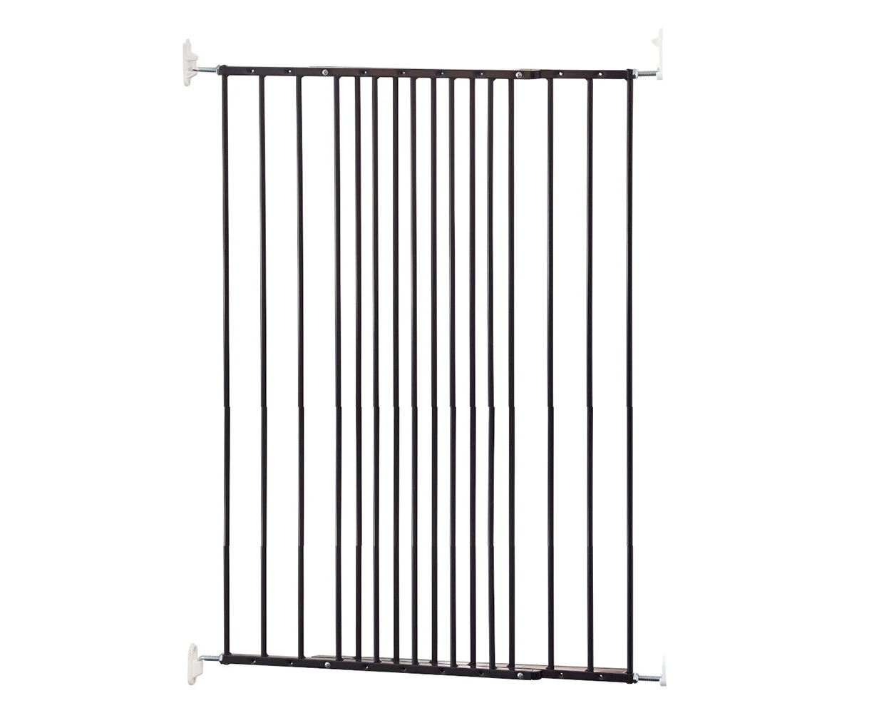 DogSpace Charlie Extra Tall Adjustable Safety Gate 103x106.8cm Dog/Pet Black