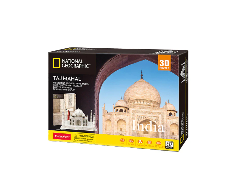 National Geographic India: Taj Mahal 87-Piece 3D Puzzle