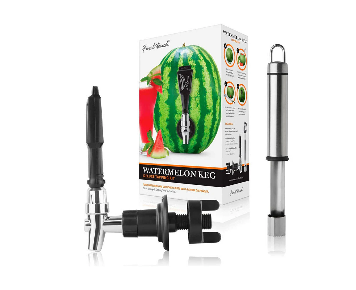 Winex Watermelon Juice Cocktail Party Keg Fruit Tapping Kit w/Coring Tool