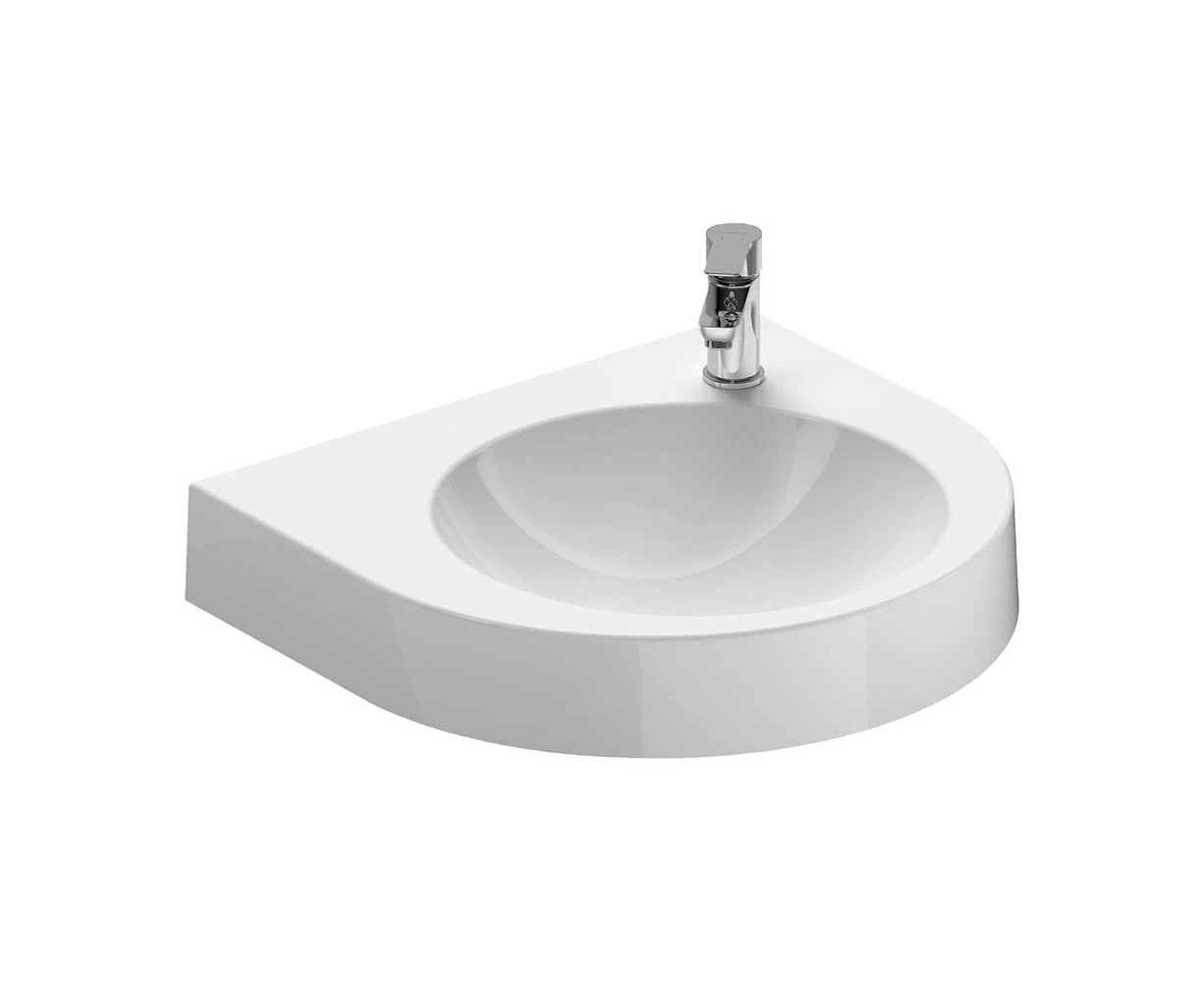 Duravit Architec Bathroom Home Ceramic Wall Basin/Sink 57.5cm Alpin White 044958