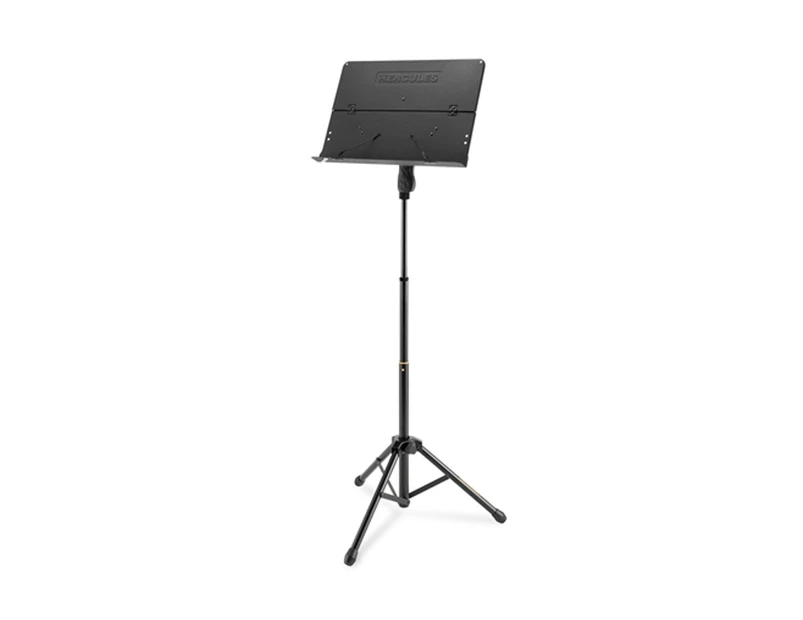 Hercules 115cm Folding 3-Section Orchestra Sheet Music Stand w/Tripod Base Black