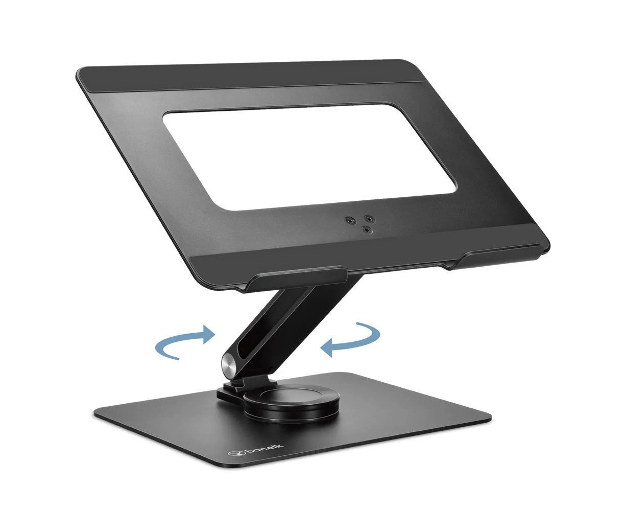 Bonelk Aluminium Elevate 360 Laptop Stand Storage For Laptop/Notebook Black