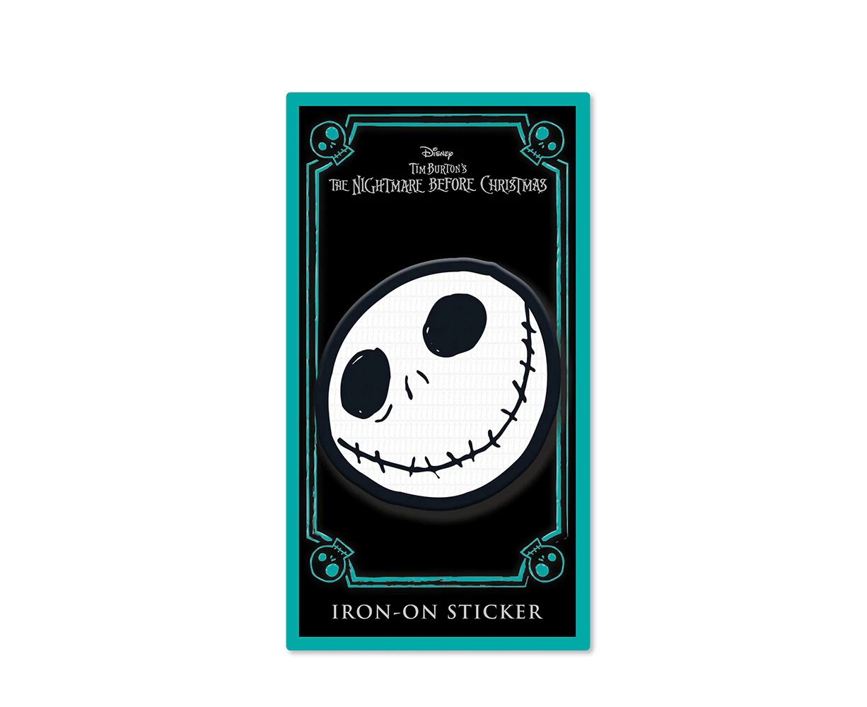 Disney The Nightmare Before Christmas Jack Fabric Iron-On Decorative Patch