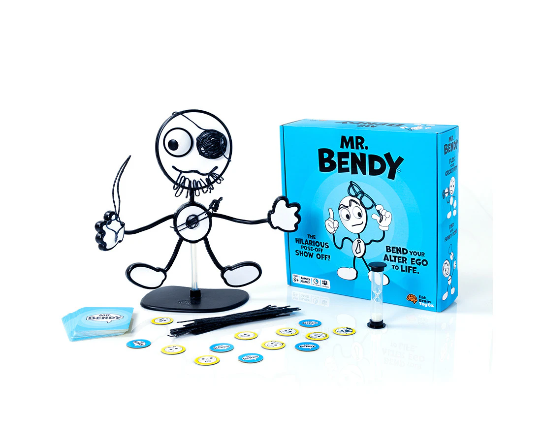 Fat Brain Toys Mr Bendy Charades Activity Family/Childrens Boardgame/Toy 8Y+