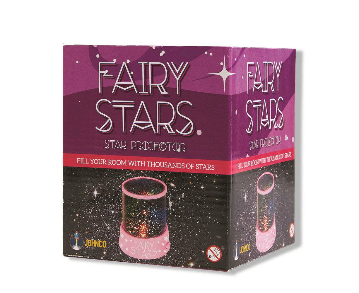 Johnco Fairy Stars Projector Kids/Children Room LED Colour Lighting Decor 3y+