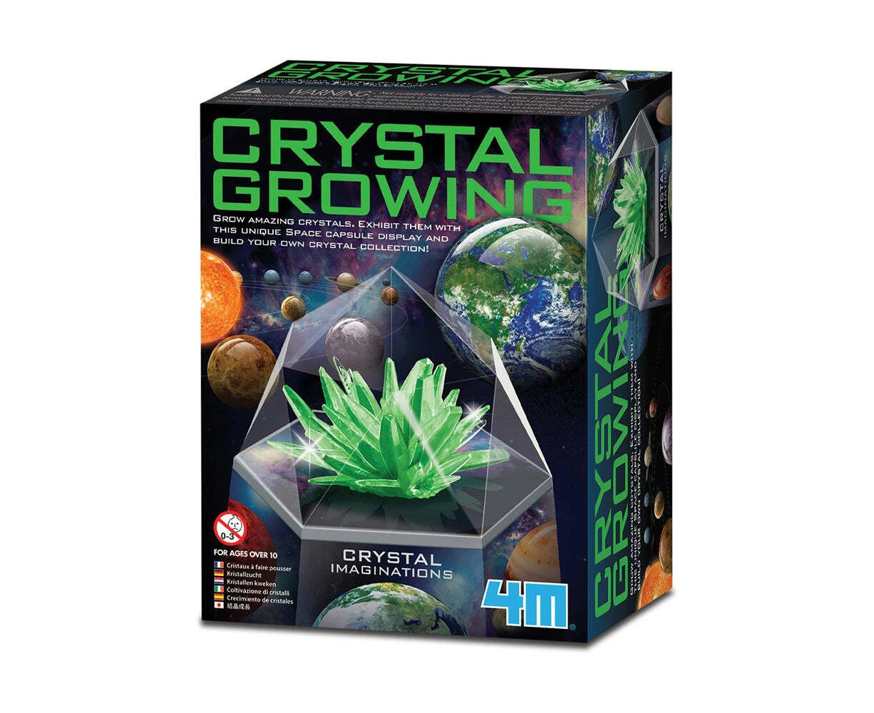 4M Crystal Growing Kit Space Gem Educational Kids/Toddler Fun Toy 10y+ Green