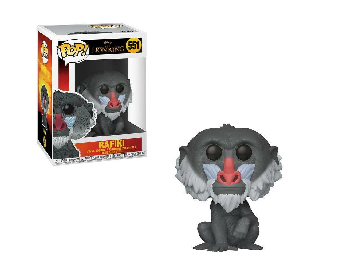 Pop! Funko 10cm Vinyl Figurine Lion King 2019 Rafiki #551 Collectable Toy 3y+