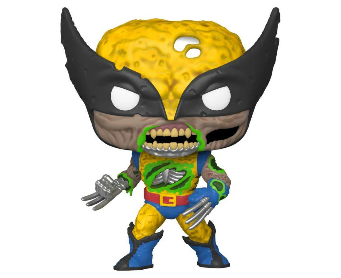 Pop! Funko 10cm Vinyl Figurine Marvel Zombies Wolverine #662 Collectable Toy 3y+