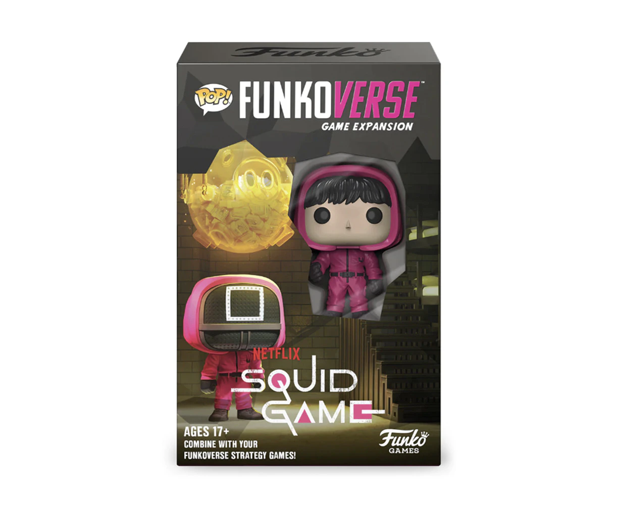 Funko Pops Funkoverse Netflix Squid Game Jun-Ho Game Expansion Set w/Chase 17y+