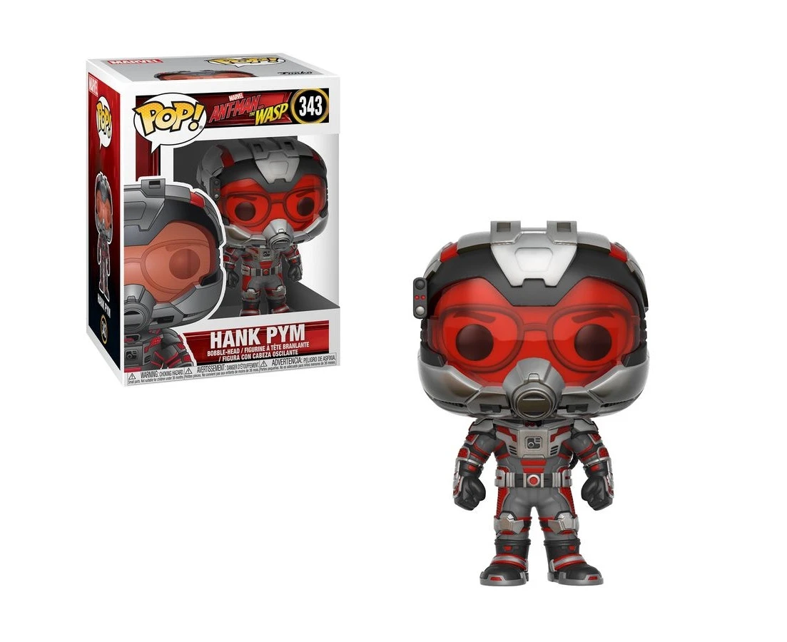 Pop! Ant-Man 2 Funko 10cm Hank Pym #343 Vinyl Collectables/Figurine Kids Toy 3y+