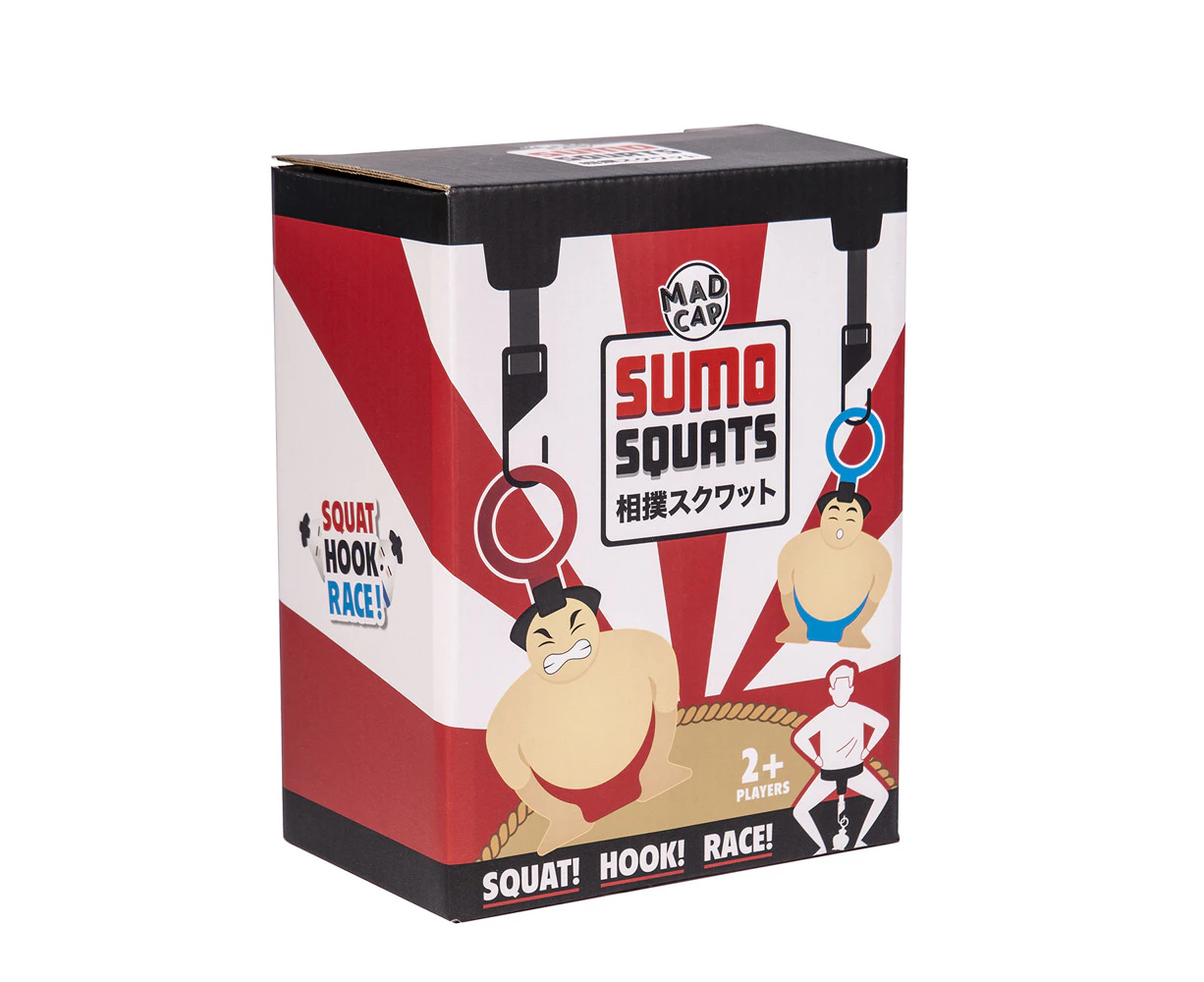 Fizz Creations Sumo Squat Hook/Race Interactive Friends/Family Party Game Set