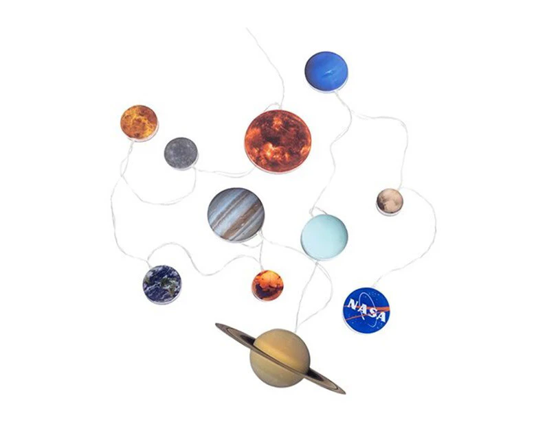 Fizz Creations NASA Solar System String Lights Home/Room Decorative Display