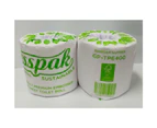 48pc Gusspak Eco Friendly Embossed 2 Ply 400 Sheet Wrapped Toilet Paper Rolls