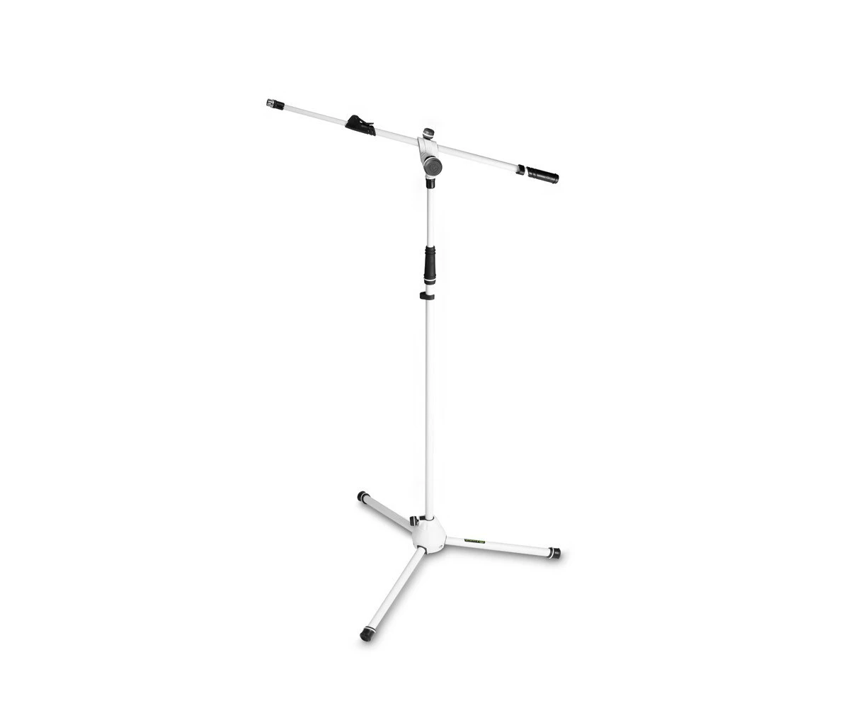 Gravity MS4322W Tripod 169cm Steel Base/Stand w/ Adjustment For Microphone White