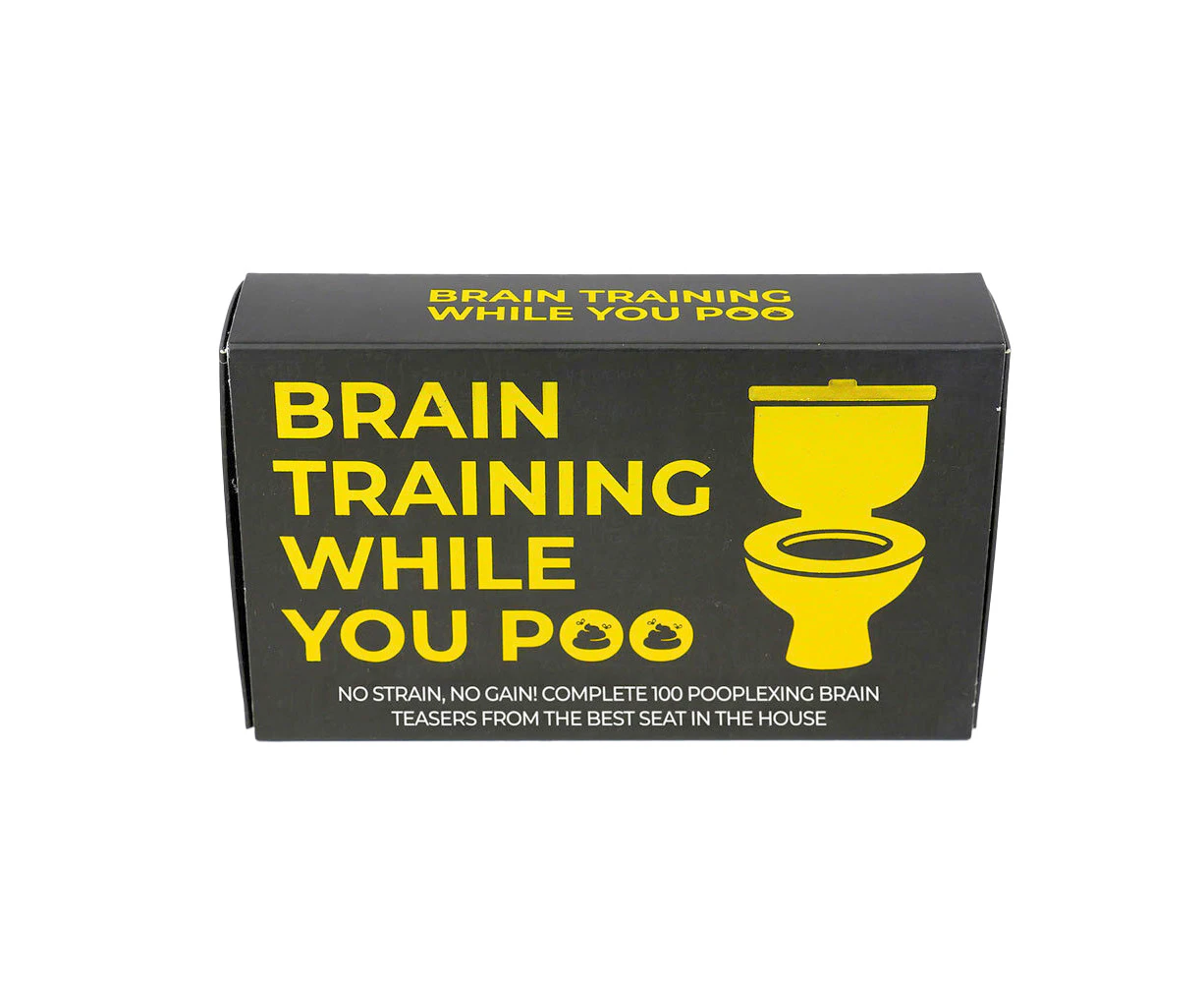 Gift Republic Brain Training While You P*o Trivia Cards Adult Fun/Entertainment