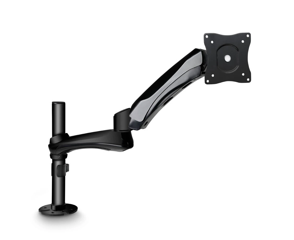 Gravity SA6131B Steel Mount Tabletop Swivel Arm Holder For 13-27" Monitor Black