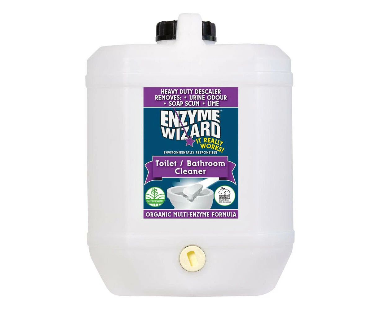 Enzyme Wizard Organic Toilet Bowl/Bathroom Urine Odour & Soap Cleaner Spray 10L