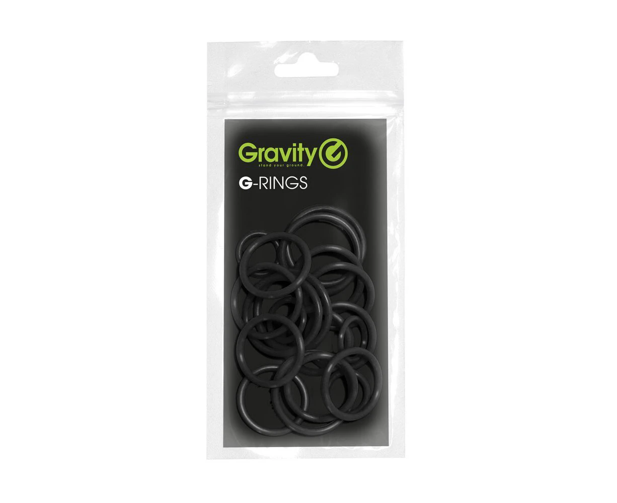 20pc Gravity RP5555BLK1 Universal Ring Pack Accessory For Gravity Poles Black