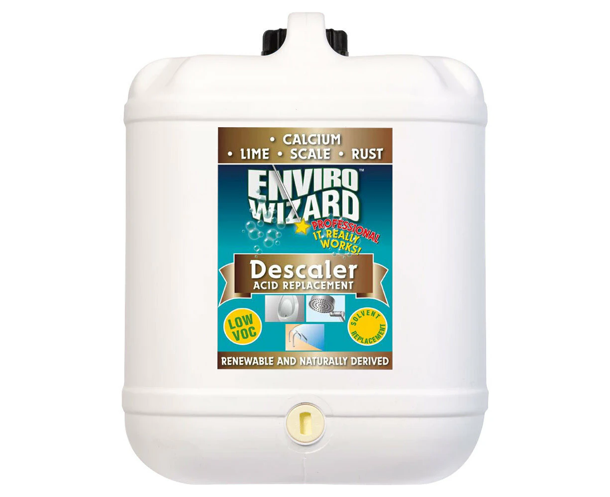 Enviro Wizard Organic Kitchen/Bathroom Calcium Lime & Rust Descaler Refill 20L