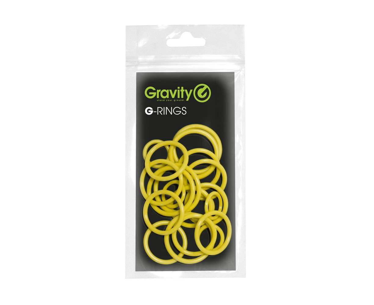 20pc Gravity RP5555YEL1 Universal Ring Pack Accessory For Gravity Poles Yellow